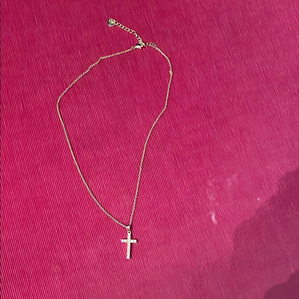 Elegant Gold Cross Necklace